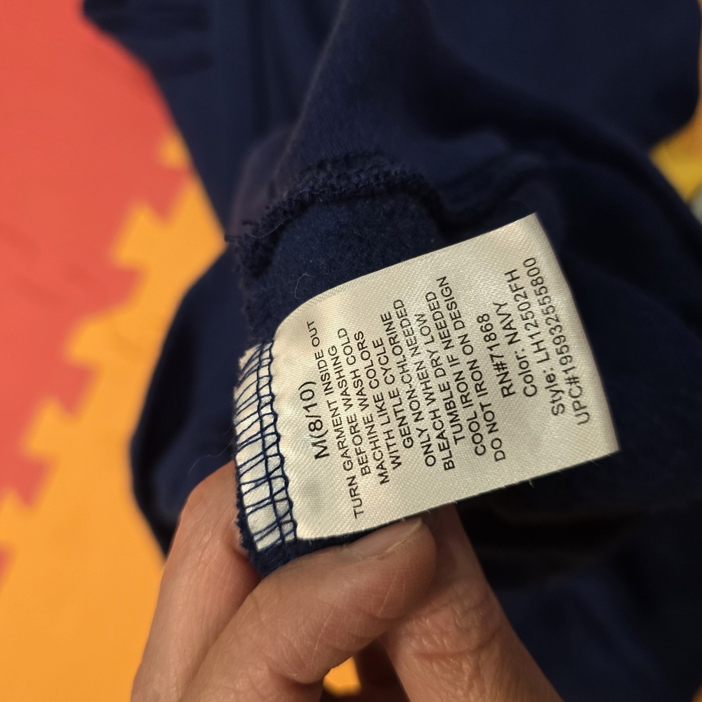 Disney Winnie the Pooh "Stay Sweet" Hoodie Navy Blue Kids Size M (8-10) Fleece - Picture 7 of 7